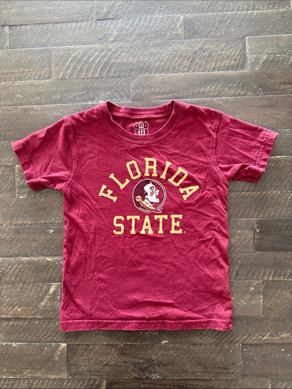 Wes and Willy Florida State Seminoles Organic Cotton Tee - Size 4T